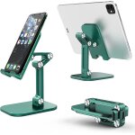 1 support de t�l�phone portable, angle r�glable en hauteur pour bureau, compatible avec les coques epaisses ...