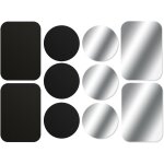[10 pi�ces plaques m�talliques avec adh�sif (6 rondes 4 rectangulaires) pour support t�l�phone voiture ...