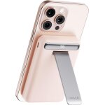 10000mah qi2 certified magnetic wireless power bank, 15w fast charging, adjustable stand, led display, ...