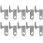 10pcs placard armoire led charnire lumire capteur intelligent lampe blanc froid 10pcs placard armoire led charnire lumire capteur intelligent lampe blanc froid