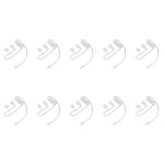 10x accessoires pour ecouteurs ecouteurs a tube acoustique d'air a bobine transparente pour talkie walkie ...