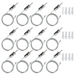 12 ensembles hexagone garage suspension c�bles kit acier suspendu cha�nes, nid d'abeille connecteur de ...