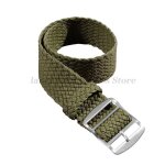 14mm 16mm 18mm 20mm 22mm bracelet de montre en nylon tiss pour bracelet perlon bracelet de remplacement ...