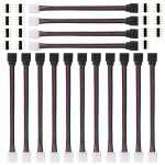 15 pièces 4 broches rgb 5050 led strip connecteur connectez ruban led smd 5050 rgb a bande led rgb 5050 ... 15 pièces 4 broches rgb 5050 led strip connecteur connectez ruban led smd 5050 rgb a bande led rgb 5050 ...