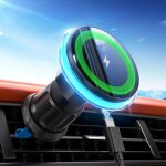 15 w car induction phone holder, super powerful suction car induction charger, magsafe car charger with ...