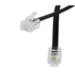 15m câble plat pour téléphone et internet haut débit, 15 m fil pour modem vers prise rj11 ou microfiltre, ... 15m câble plat pour téléphone et internet haut débit, 15 m fil pour modem vers prise rj11 ou microfiltre, ...
