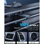 15w chargeur magsafe voiture, support telephone, grille d'aration chargeur induction magnetique pour ...