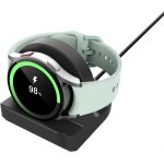 1p support de chargeur compatible avec samsung galaxy 8 7 6 5 40mm 44mm / 8 classic 46mm / ultra 47mm ...