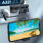1x support de t�l�phone portable pour avion, train, bateau & travail, universel portable pliable 360 ...