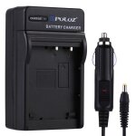 2 dans 1 chargeur voiture batterie d'appareil photo numrique pour la canon lp - e10