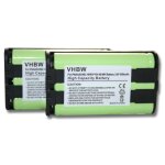 2 batteries 850mah pour t�l�phone fixe sans fil panasonic kx - tg5212bp, kx - tg5212m, kx - tg5213, kx ...