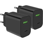 2 pack usb c fast charger, 2 port 20w usb c charger adapter for iphone 16 15 14 13 12 11 pro max se xs ... 2 pack usb c fast charger, 2 port 20w usb c charger adapter for iphone 16 15 14 13 12 11 pro max se xs ...