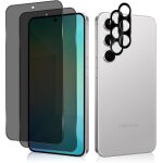 [2 + 2 pieces anti - spy tempered glass + rear camera protector compatible with samsung galaxy s25 5g, ... [2 + 2 pieces anti - spy tempered glass + rear camera protector compatible with samsung galaxy s25 5g, ...
