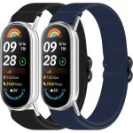 2 pi�ces bracelets compatible avec xiaomi mi band 10 9 8 bracelet de remplacement en nylon pour miband ...