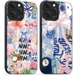 2 pi�ces coque pour iphone 14 pro max 6, 7'', etui silicone avec noeud papillon collage aesthetic motif ...