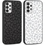 2 pi�ces coque pour samsung galaxy a13 4g 6, 6  motif de lmprim� l�opard etui, noir aesthetic design ...
