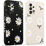 2 pices coque pour samsung galaxy a33 5g 6, 4 , etui avec amusante daisy latral mignon chrysanthme ...