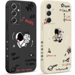 2 pi�ces coque pour samsung galaxy a54 5g 6, 4 , etui avec motif astronaute mignon formule et peint dessin ...
