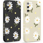 2 pices coque pour samsung galaxy s20 fe 5g 6, 5 , etui avec amusante daisy latral mignon chrysanthme ...