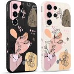 2 pièces coque pour samsung galaxy s23 ultra 5g 6, 8 , etui avec amusante fleur feuilles latéral mignon ... 2 pièces coque pour samsung galaxy s23 ultra 5g 6, 8 , etui avec amusante fleur feuilles latéral mignon ...