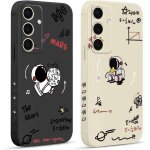 2 pièces coque pour samsung galaxy s24 + / s24 plus 5g 6, 7 , etui avec motif astronaute mignon peint ... 2 pièces coque pour samsung galaxy s24 + / s24 plus 5g 6, 7 , etui avec motif astronaute mignon peint ...