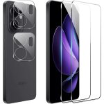 2 + 2 pi�ces film pour oppo reno 13 f / fs 5g / 4g verre tremp�, protection de l'appareil photo et film ...