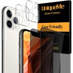 [2 pi�ces] intimit� verre tremp� pour et [2 pi�ces] cam�ra arri�re protecteur pour iphone 11 pro max ...