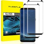 [2 pieces] tempered glass screen protector for samsung galaxy s8, high quality 3d curved full coverage, ...