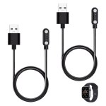 2 pi�ces universel chargeur montre connect�e, 2 pin 4mm magn�tique chargeur pour smartwatch, charge rapide ...