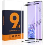 2 pices verre tremp pour samsung galaxy note 10 plus, 9h duret anti - rayures hd vitre protection, ...
