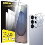 2 + 2 pi�ces verre tremp� pour samsung galaxy s25 ultra 5g avec protection cam�ra arri�re, ultra r�sistant ...