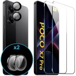 2 + 2 pi�ces pour xiaomi poco x7 pro verre tremp�, protection de l'appareil photo et film de protection ...