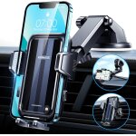 2023 support de t�l�phone portable pour voiture [mise a niveau, ventouse et clip] support universel pour ...