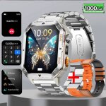 2025 nouveau robuste militaire gps montre intelligente hommes pour xiaomi bluetooth appel surveillance ...