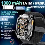 2025 nouveau sport de plein air montre intelligente longue durée de vie de la batterie 2. 13 pouces hd ... 2025 nouveau sport de plein air montre intelligente longue durée de vie de la batterie 2. 13 pouces hd ...