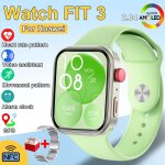2025 nouvelle montre fit 3 pro montre intelligente homme femmes 2. 04 pouces hd amoled gps trajectoire ... 2025 nouvelle montre fit 3 pro montre intelligente homme femmes 2. 04 pouces hd amoled gps trajectoire ...