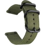 20mm 22mm 18mm 24mm bande de montre balistique universelle, nylon canvas woven loop bracelet de remplacement ...