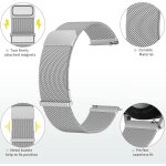 20mm metal bracelet compatible pour samsung watch active 2 / active / watch 3 41mm femme homme, acier ...