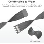 20mm metal bracelet compatible pour samsung watch active 2 / active / watch 3 41mm femme homme, acier ...