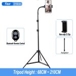 210cm trpied - trpied de photographie, lumire pour tlphone portable, camra, enregistrement vido, ...