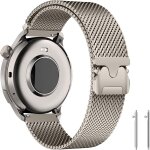 22mm bracelet compatible avec amazfit balance, nouveau hommes et femmes magn�tique acier inoxydable tiss� ...