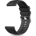 22mm bracelet de montre en silicone, souple bracelet de replacement en d�gagement rapide avec boucle ...