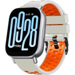 22mm bracelet en silicone pour xiaomi redmi watch 5 active / 5 lite, bracelet de rechange en deux couleurs ...