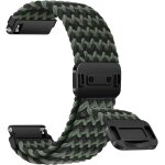 22mm nylon bracelet montre pour garmin venu 3 / forerunner 265 / 255 / 255 music, sangle bandes avec ...