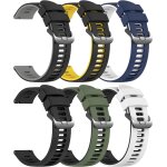 22mm silicone bracelet pour samsung galaxy watch 3 45mm / watch 46mm, pour amazfit gtr4 / gtr3 / 3 pro ...