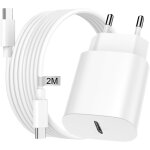 25w chargeur sam sung charge rapide avec cble usb c 2m pour sam sung galaxy s24 ultra s23 s22 s21 s20, ...