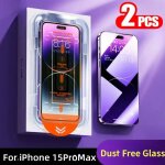 (2pcs anti peepingfor iphone 16 pro) protecteur d'cran pour iphone 15 14 13 12 11 16 pro 15 plus, ...