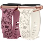 2x bracelet pour apple watch series 11 10, 9 8 se 7 6 5 4 3 2 1 ultra 2 / 3, 42mm - 44mm - 45mm - 46mm ...