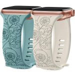 2x bracelet pour apple watch series ultra 2 / 3, 11, 10, 9 8 se 7 6 5 4 3 2 1 46mm - 45mm - 44mm - 42mm ...