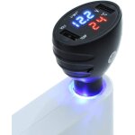 3 en 1 12 v dual usb chargeur de téléphone de voiture thermomètre voltmètre affichage de voiture port ... 3 en 1 12 v dual usb chargeur de téléphone de voiture thermomètre voltmètre affichage de voiture port ...